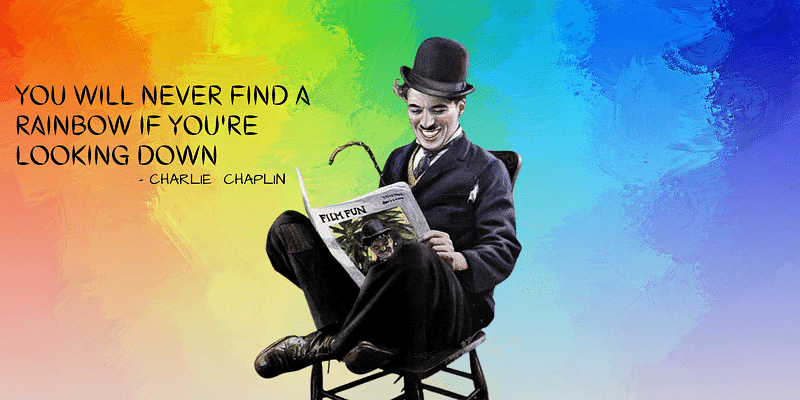 Charlie Chaplin's Insight: Finding Rainbows Amidst Clouds of Despair
