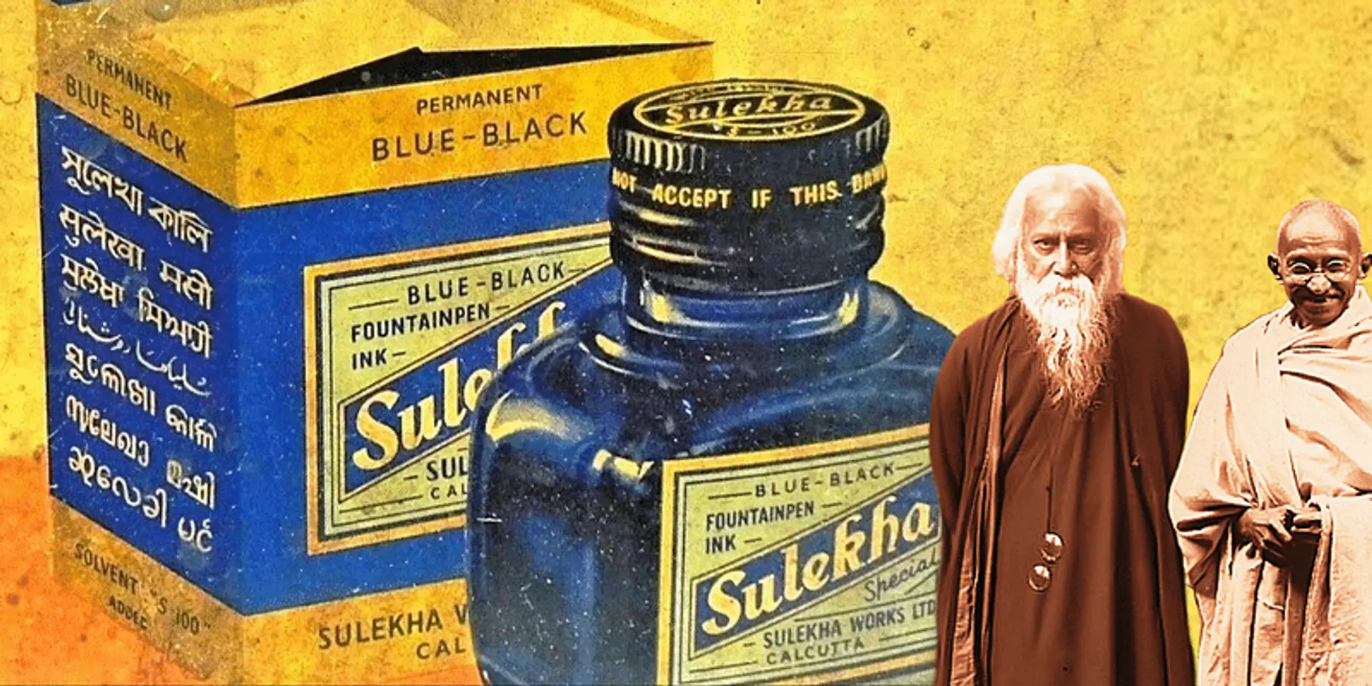 Endorsed by Gandhi, Titled by Tagore: The Story of Sulekha Ink from Kolkata