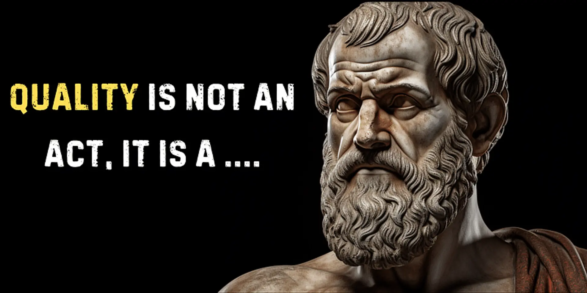 Embrace Aristotle: Make Quality a Habit for Success
