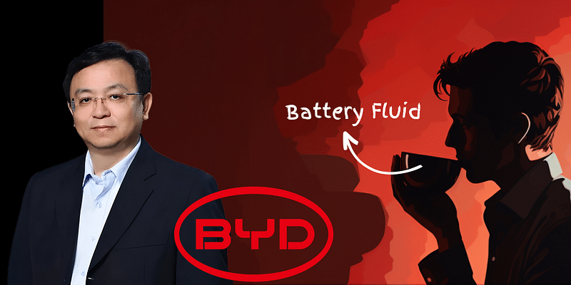 BYD's Founder Sips Battery Liquid in Bold Stunt to Woo Warren Buffett Team