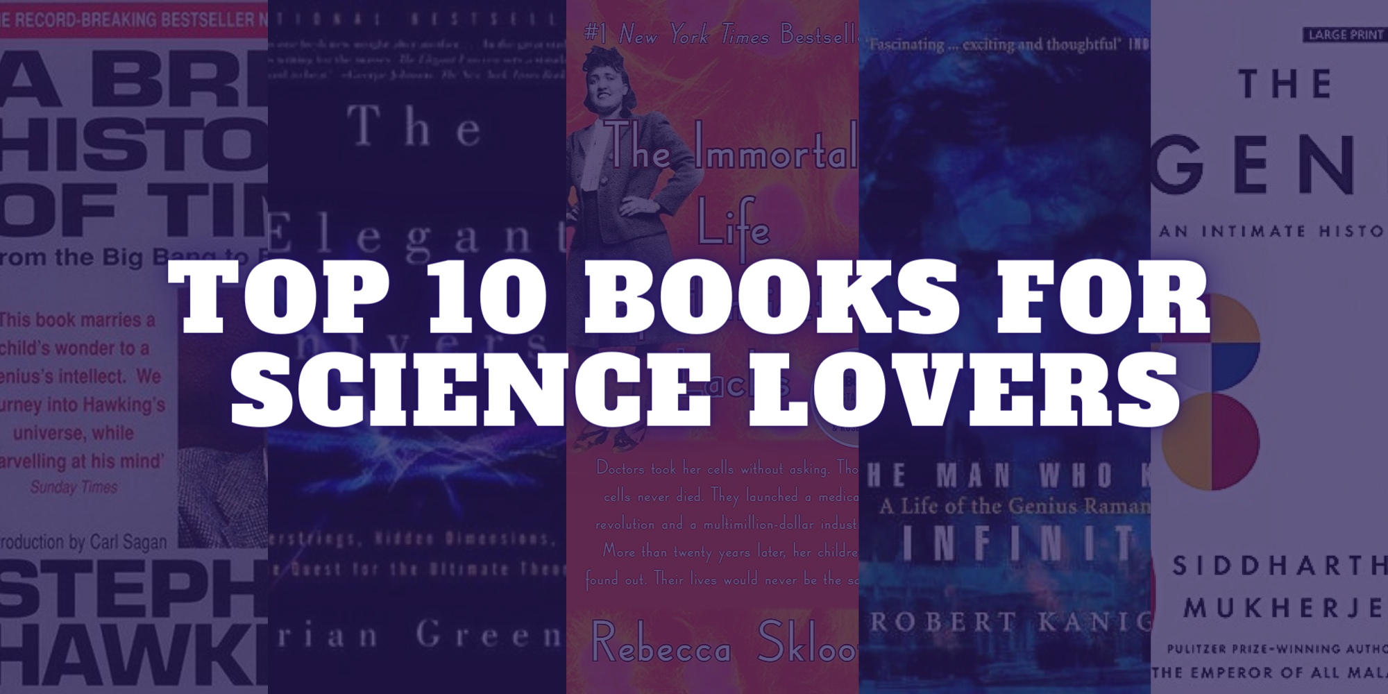 10 Must-Read Books for Science Lovers