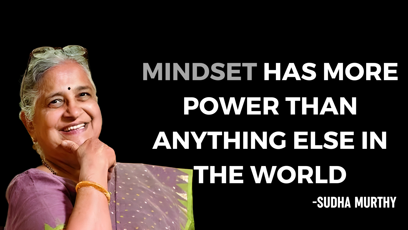 The Golden Rule of Success: Sudha Murthy’s Mindset Mantra