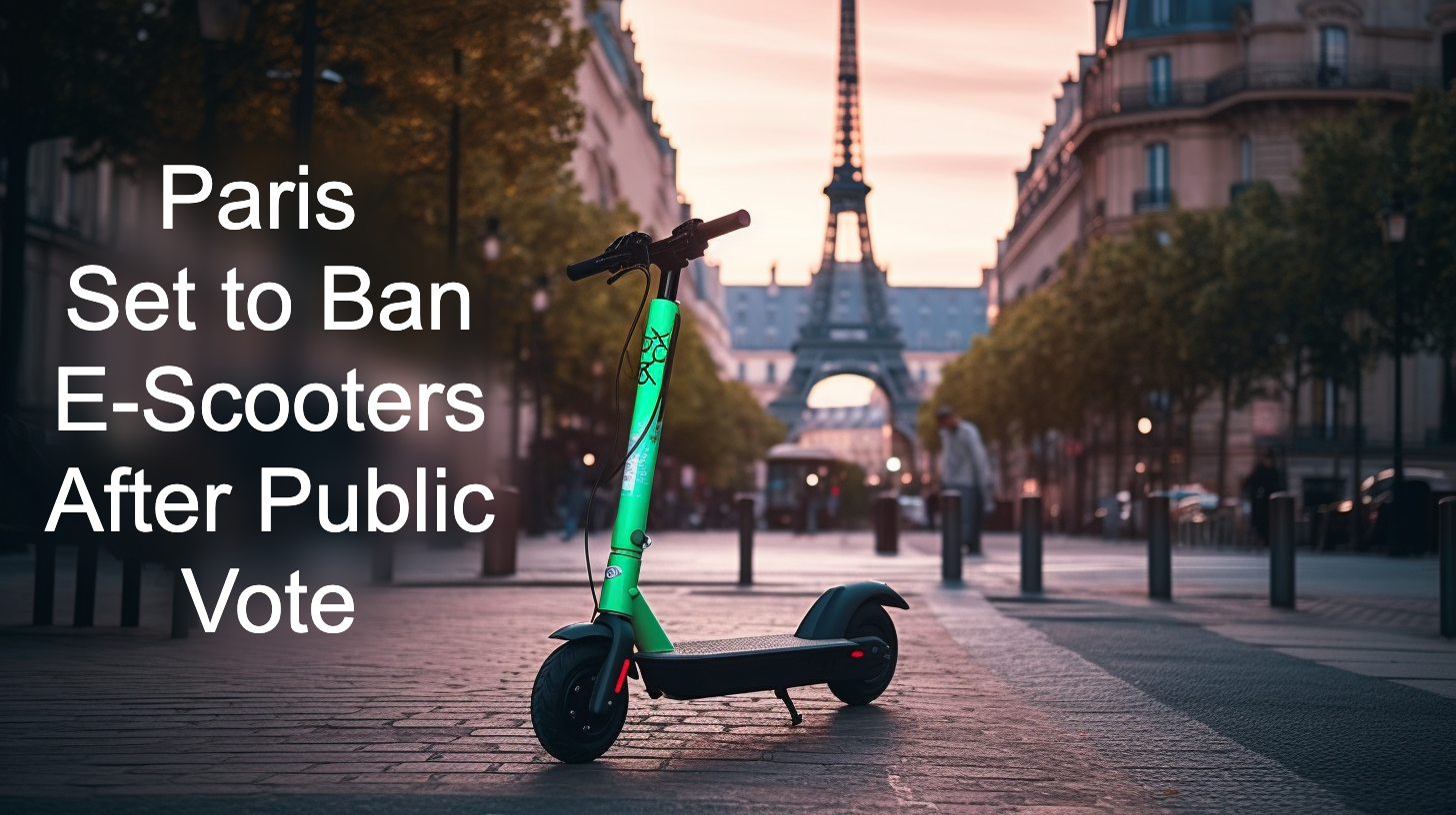 Paris Set to Ban E-Scooters After Public Vote