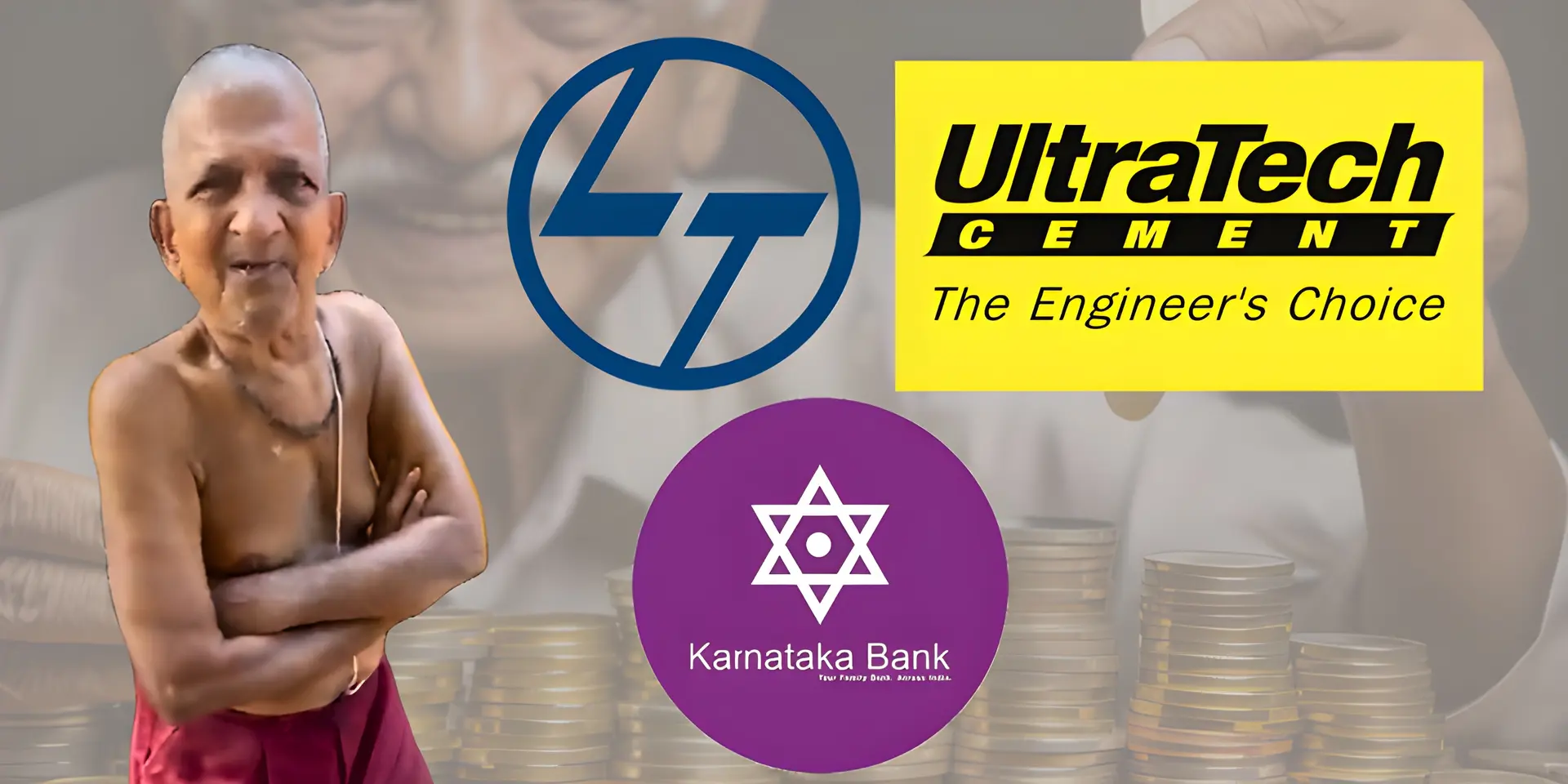 A Story of Humility: Elderly Individual Owns Rs 101 Crore in L&T, UltraTech, and Karnataka Bank Shares