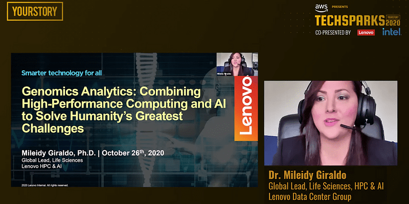 [TechSparks 2020] Lenovo’s Mileidy Giraldo reveals the future of life sciences: high performance computing and AI 