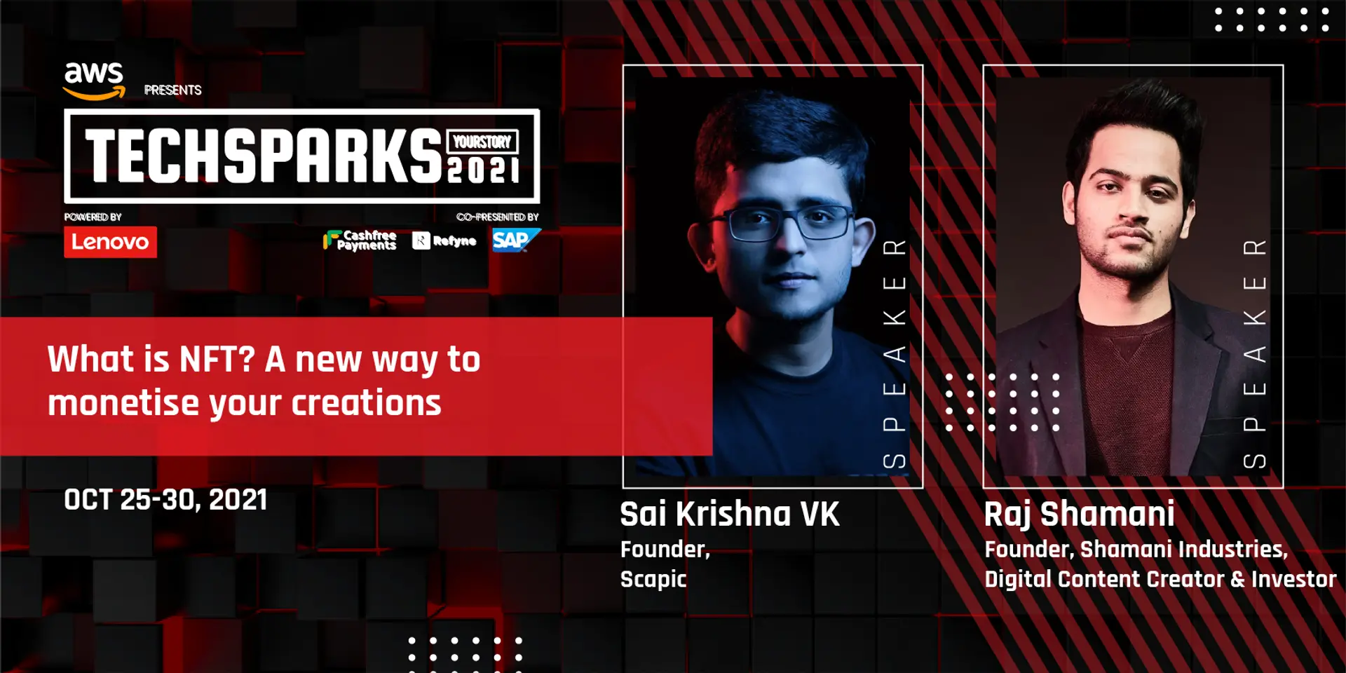 NFTs and monetising your creations explained at Techsparks 2021