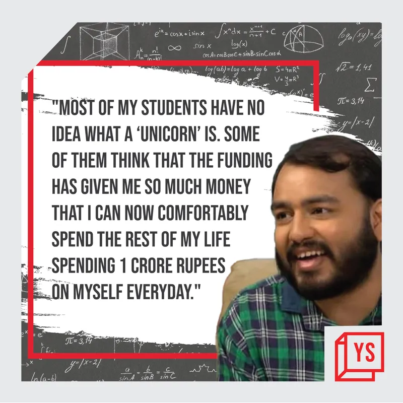 Alakh Pandey on his students