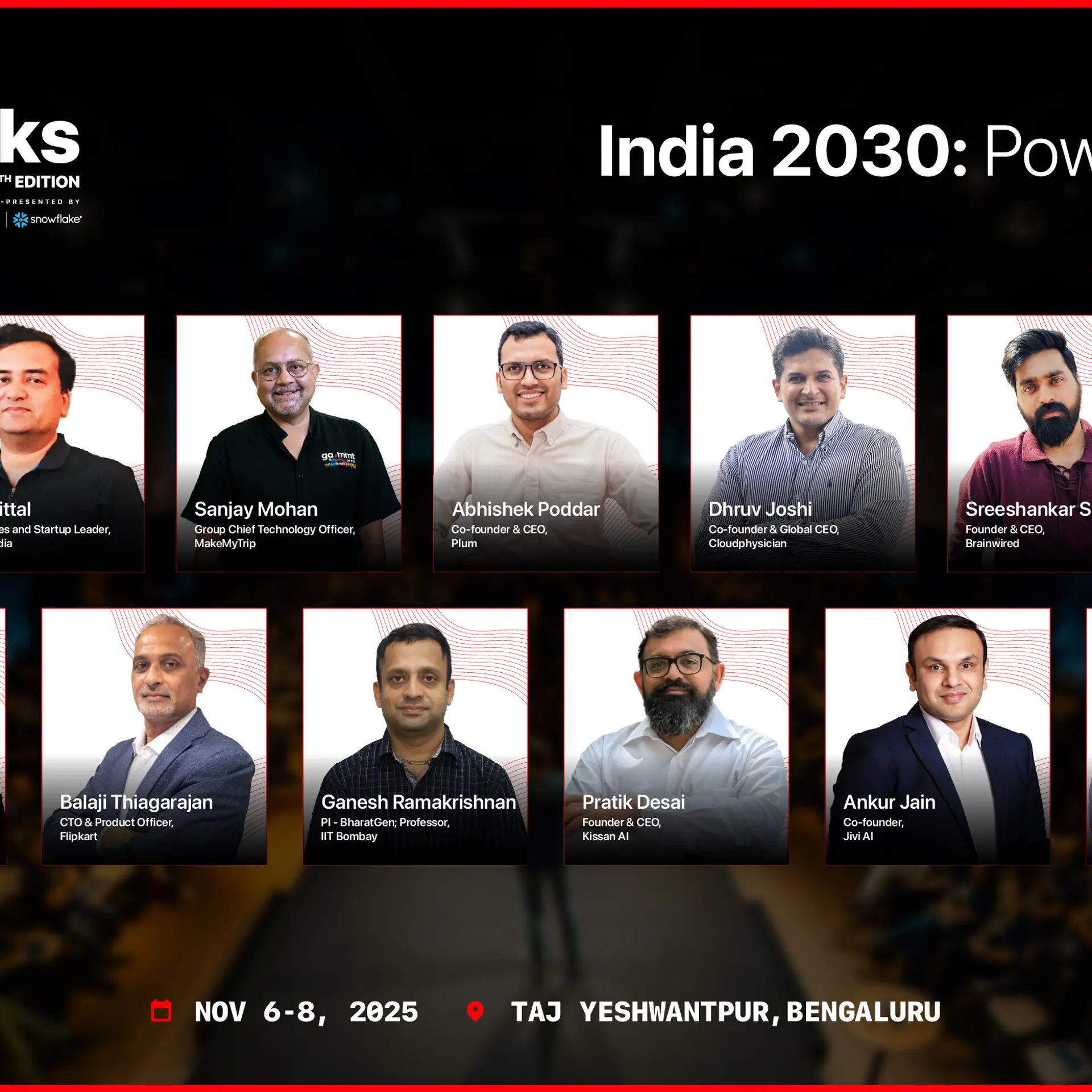 TechSparks 2025 bolsters lineup with tech titans from MakeMyTrip, Plum, Flipkart, Digantara and more