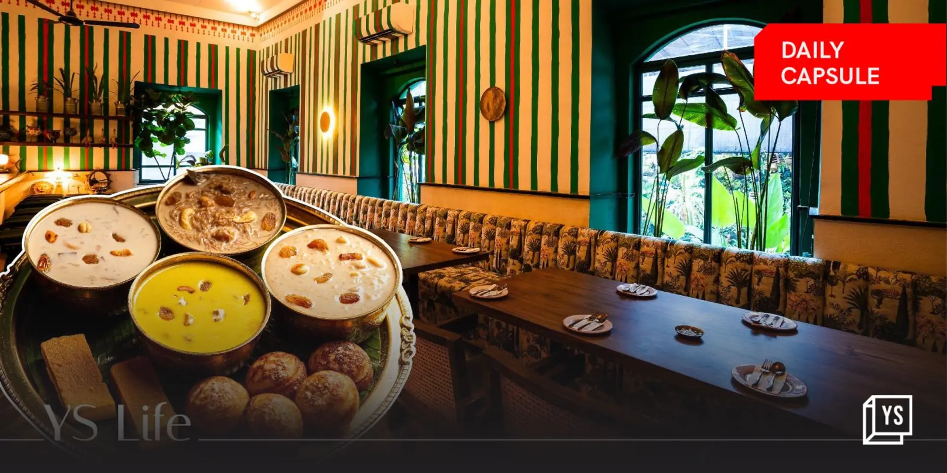 Tamil family food in a diner; An elegant ancient haveli in Jaipur