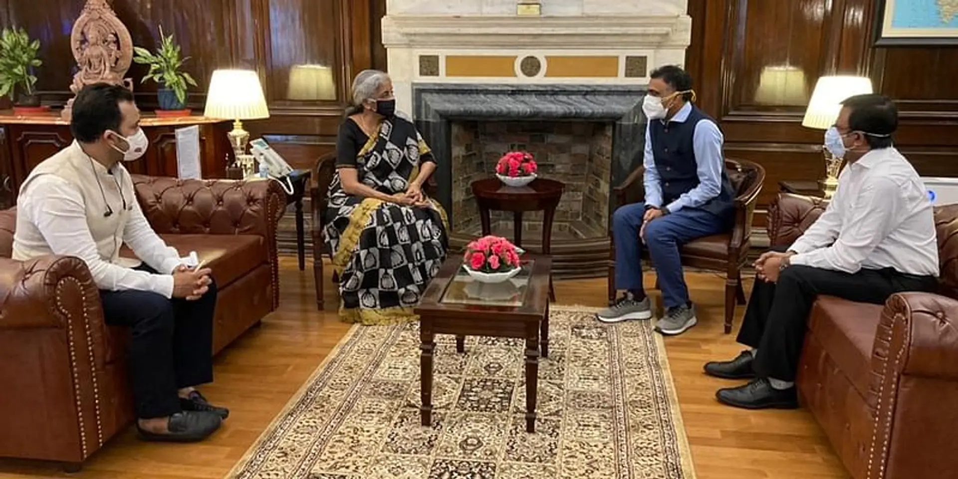 Flipkart CEO Kalyan Krishnamurthy meets FM Nirmala Sitharaman