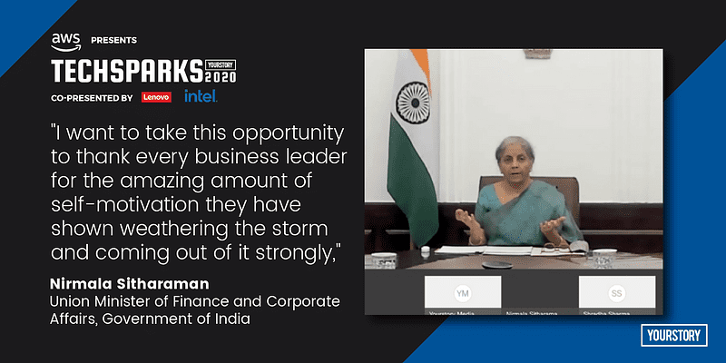 [TechSparks 2020] Resilience of Indian businesses is inspiring; govt is determined to provide support, says FM Nirmala Sitharaman