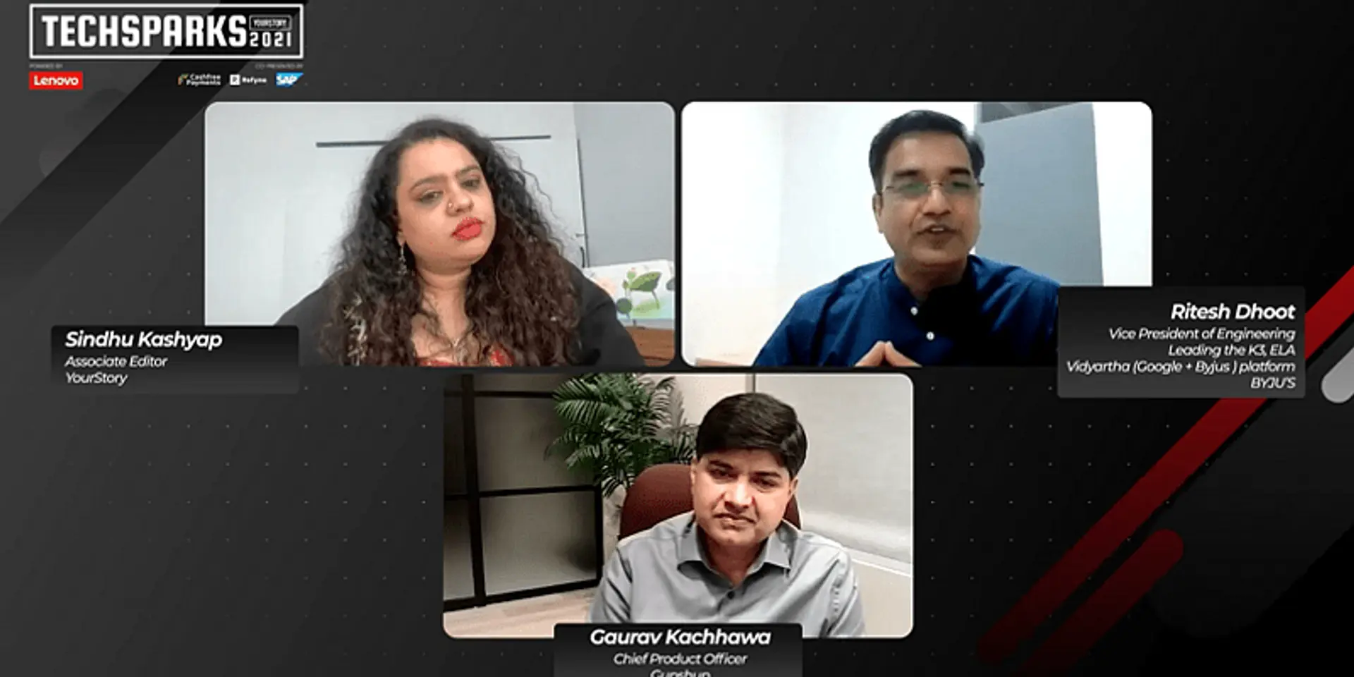 BYJU’S Ritesh Dhoot and Gupshup’s Gaurav Kachhawa crack the content and tech code at TechSparks 2021