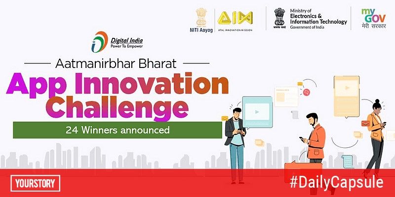 The 24 winners of AatmaNirbhar Bharat App Innovation Challenge; Sequoia's Doug Leone on Indian startups and more