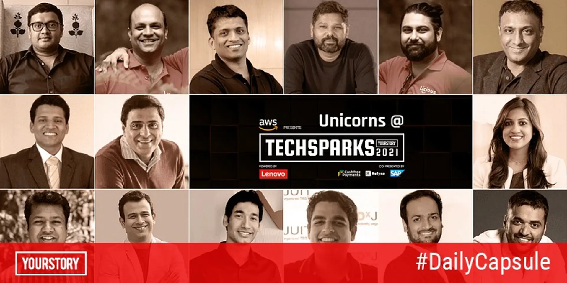 Meet 20+ unicorn founders at TechSparks 2021