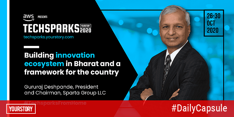 Learn all about building an innovation ecosystem in India at TechSparks 2020