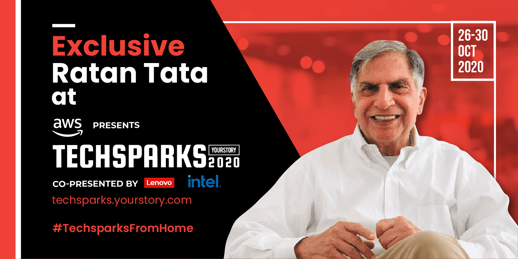 Ratan Tata delivers a deeply poignant and timeless message in his closing keynote at YourStory’s TechSparks 2020
