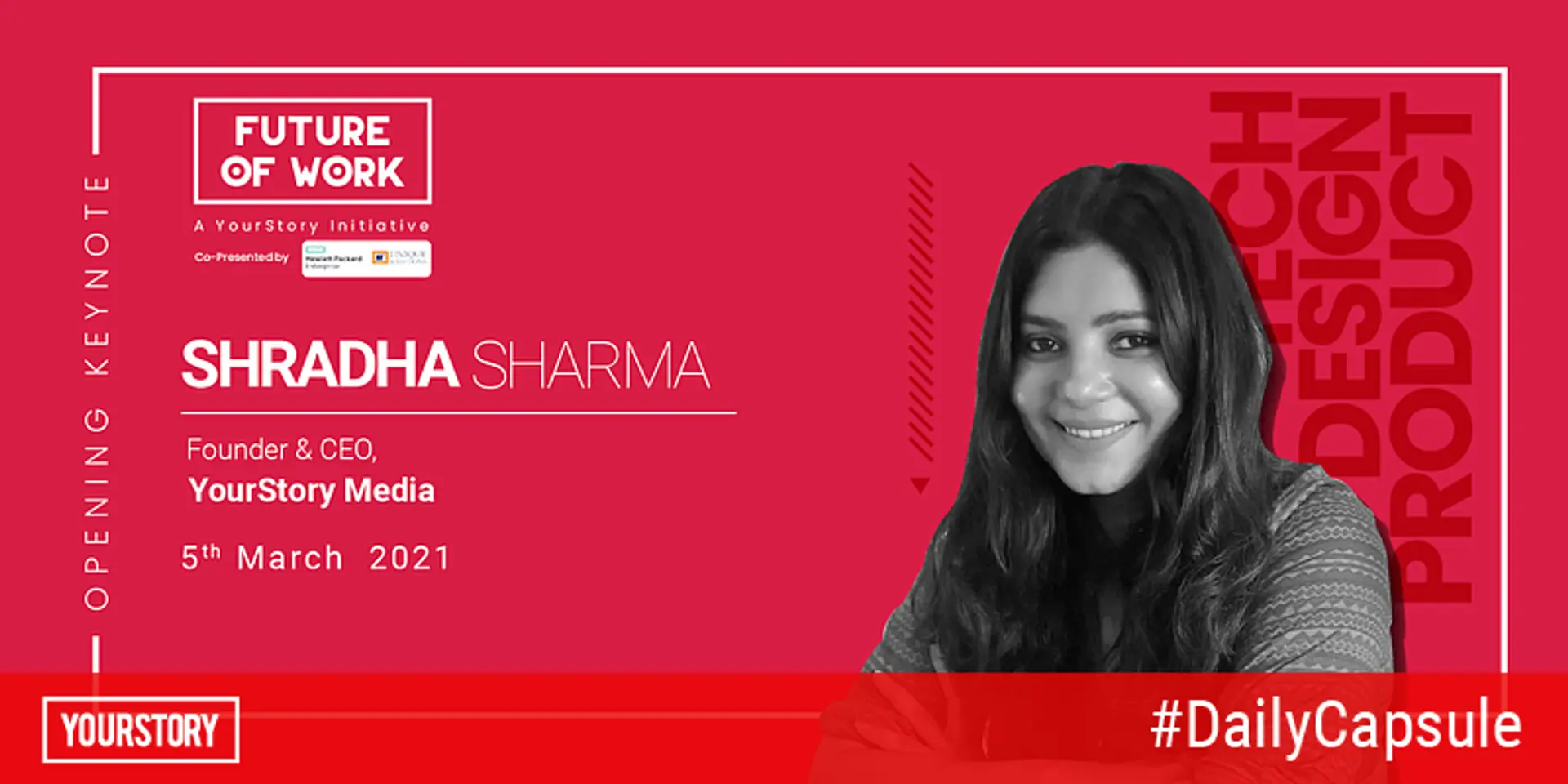 Disrupt or run the risk of being disrupted, says YourStory’s Shradha Sharma