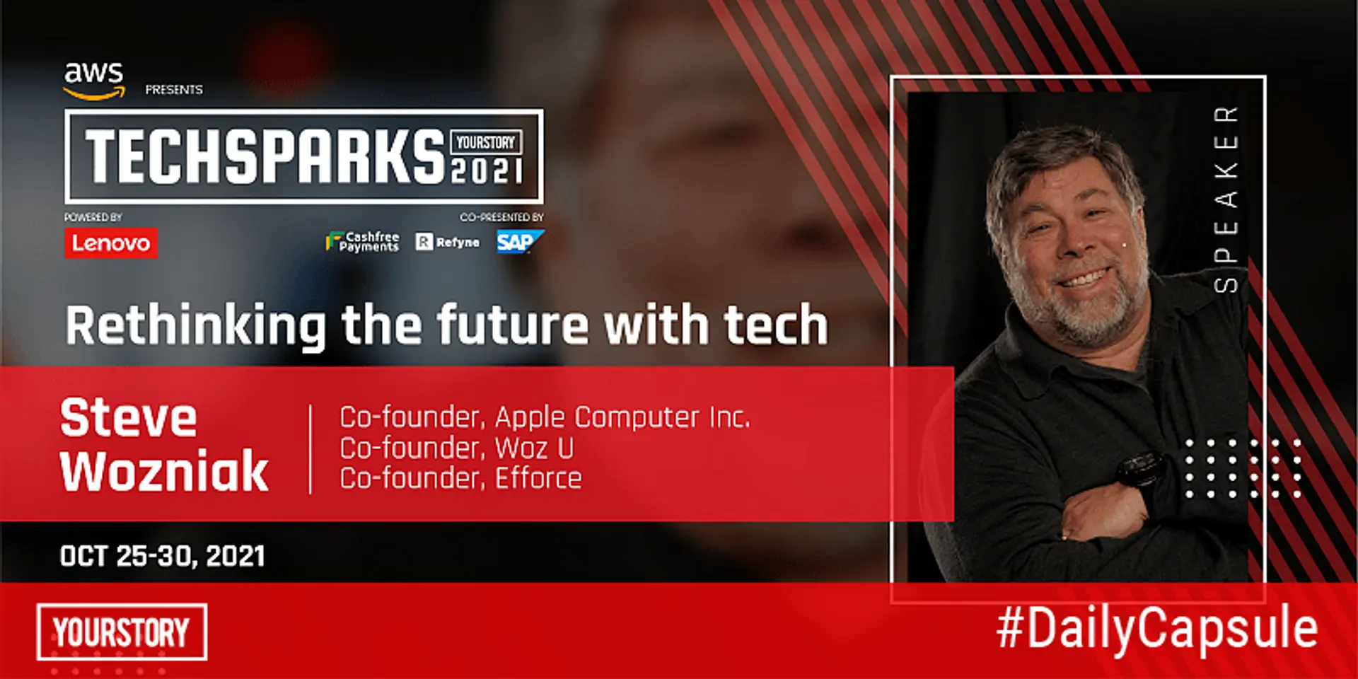 Meet Steve 'The Woz' Wozniak at TechSparks 2021