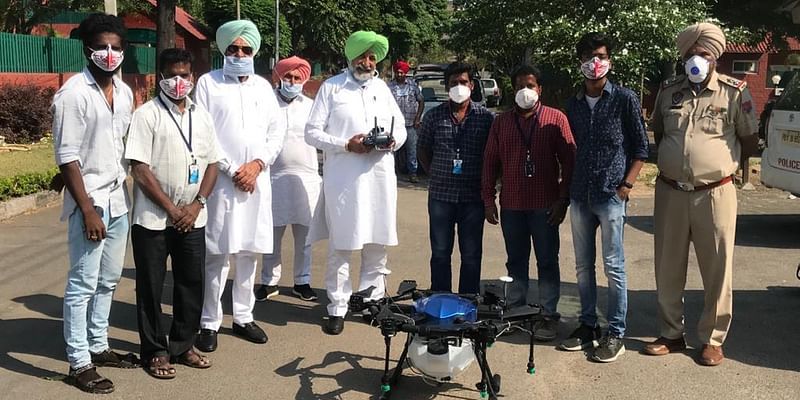 Chennai startup Garuda Aerospace to combat COVID-19 by using drones to disinfect 26 cities  
