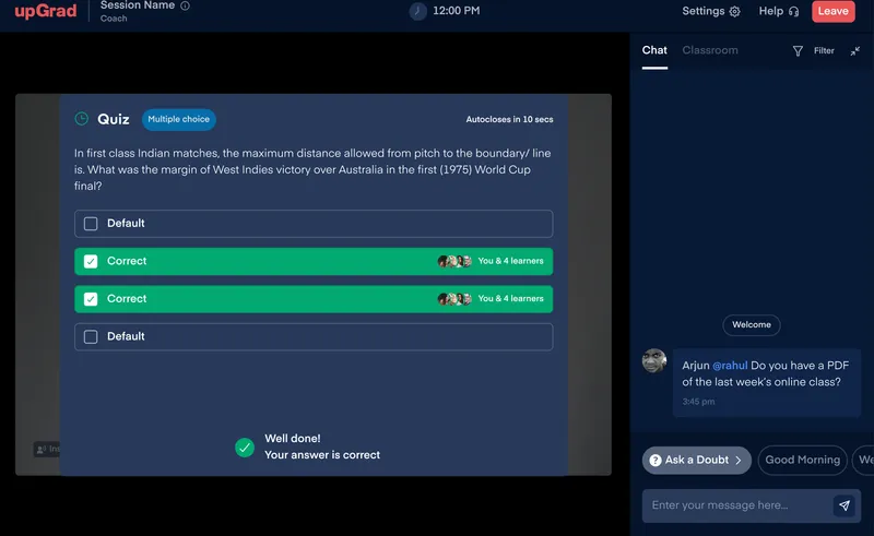 Product Roadmap- upGrad