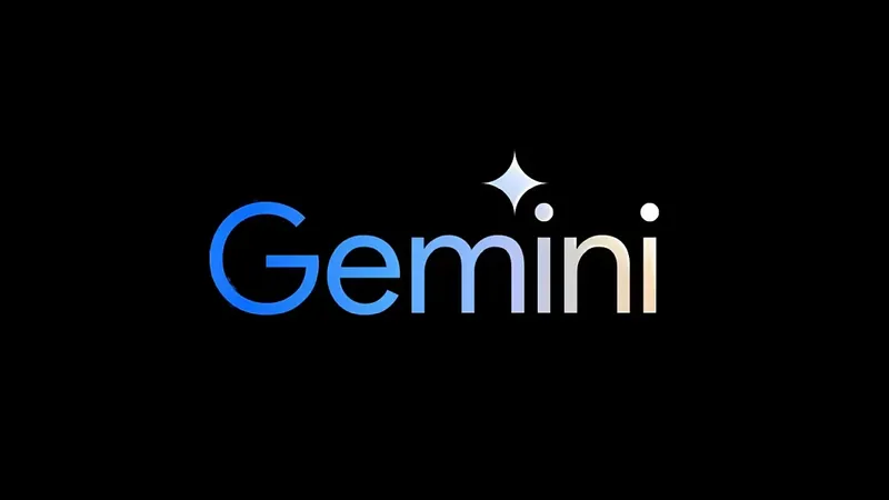 The logo of Google's Gemini AI