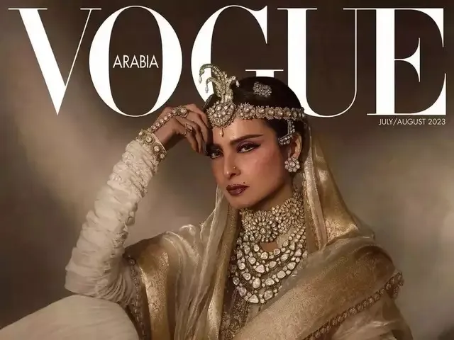 Rekha in Vogue Arabia