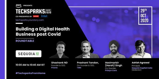 [TechSparks 2020] Going digital is a must for robust healthcare system, say founders of Practo, 1MG, Pristyn Care