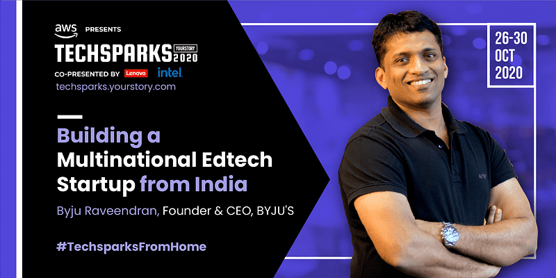 [TechSparks 2020] There has never been a better time to enter edtech, says Byju Raveendran