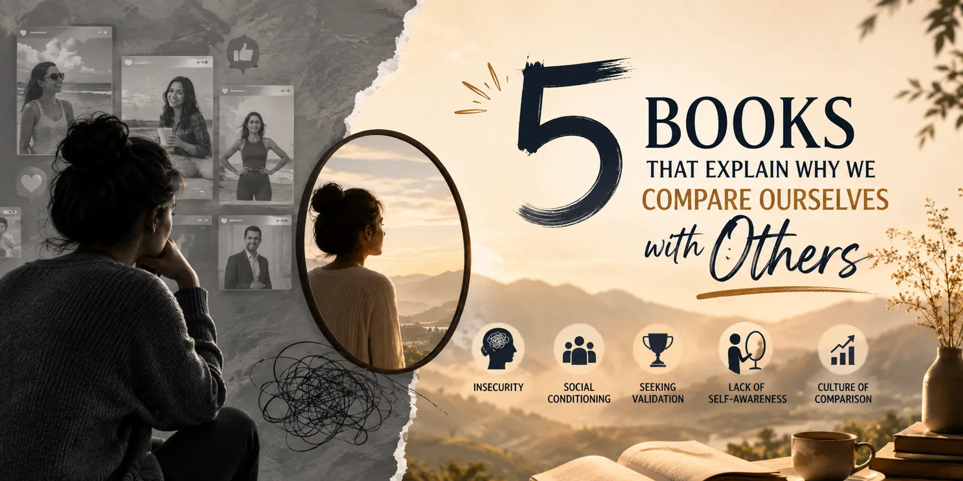 5 Books that explain why we compare ourselves with others