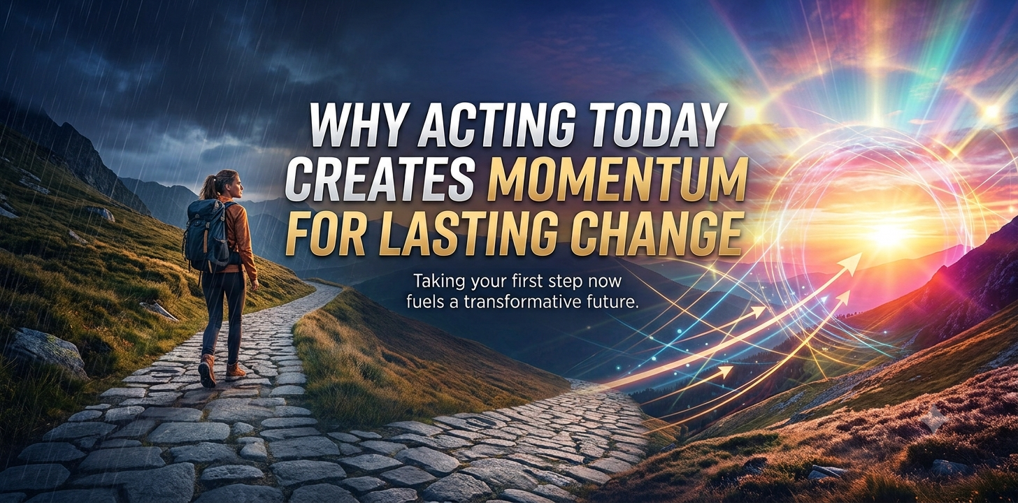 Why acting today creates momentum for lasting change