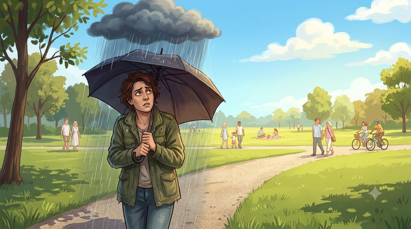 Misfortunes that never happened: the hidden cost of fears on