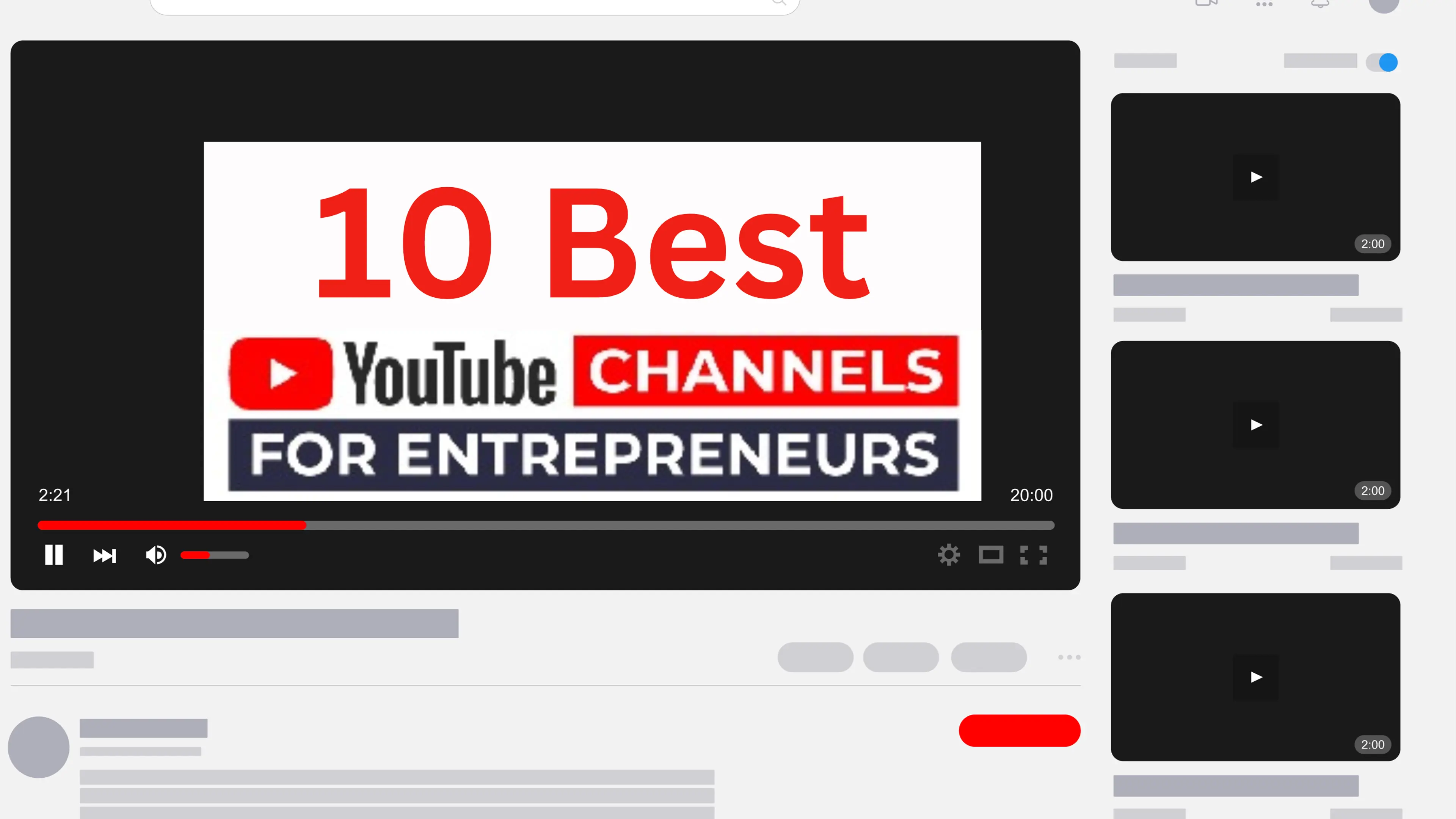 Master entrepreneurship: 10 YouTube channels to subscribe
