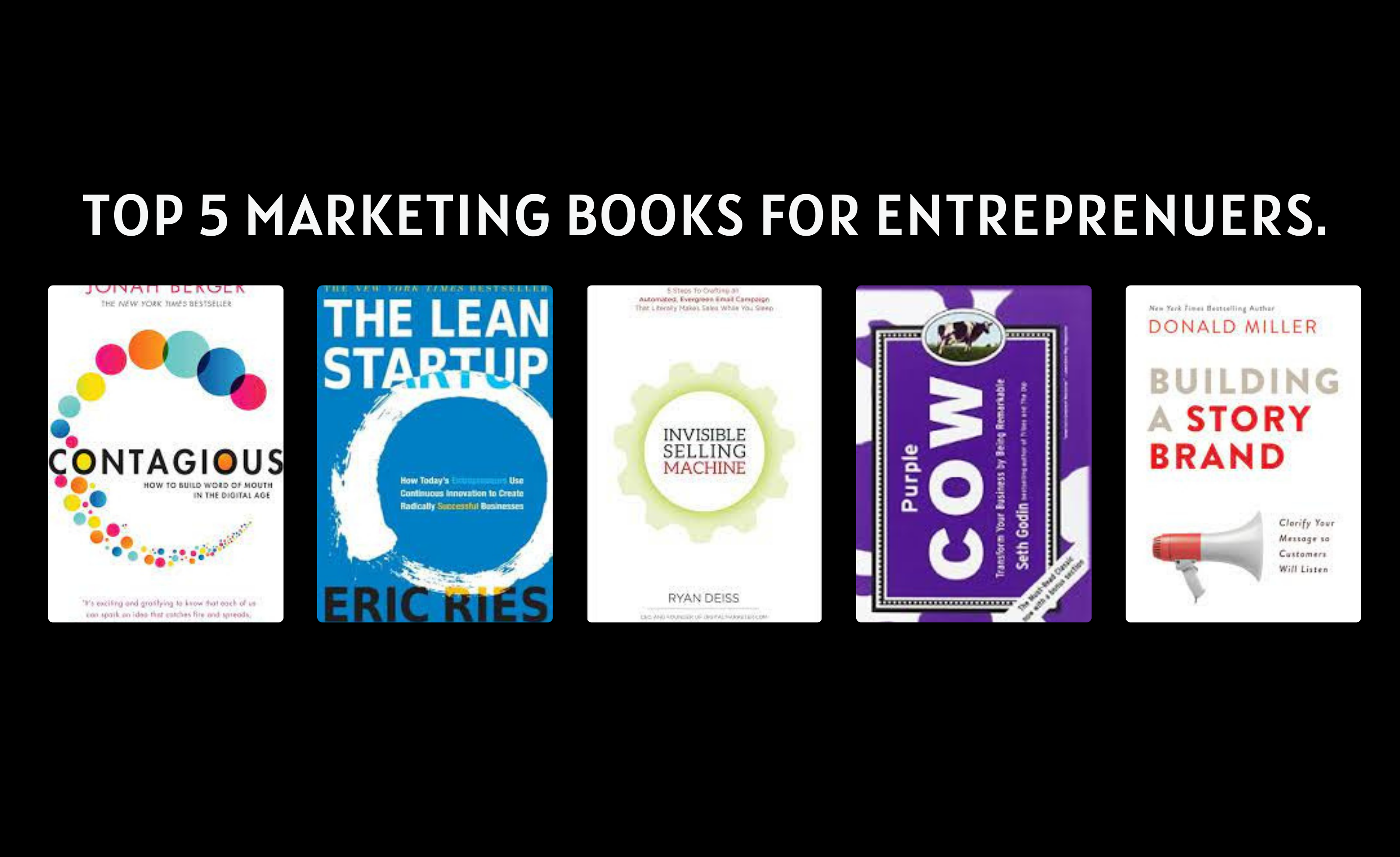 Master the marketing seas: 5 must-read books for entrepreneurs