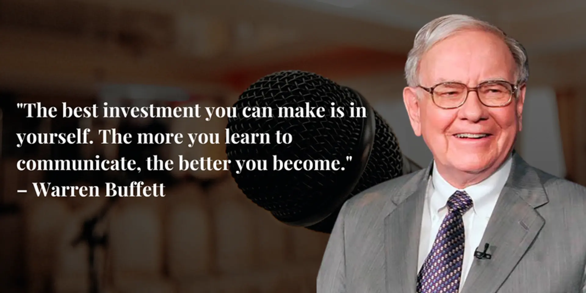 How Warren Buffett overcame his fear of public speaking