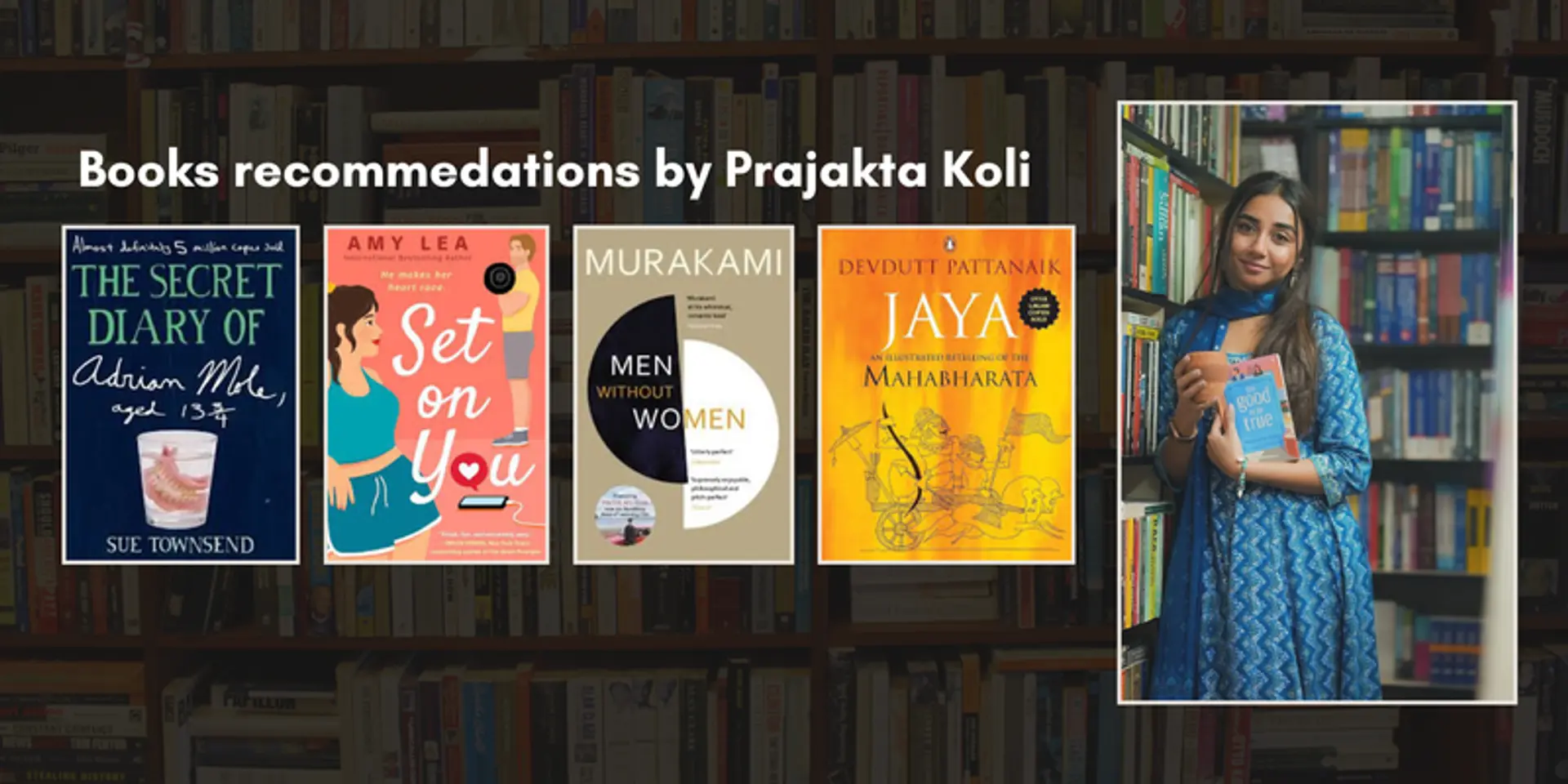 4 must-read iconic books recommended by Prajakta Koli
