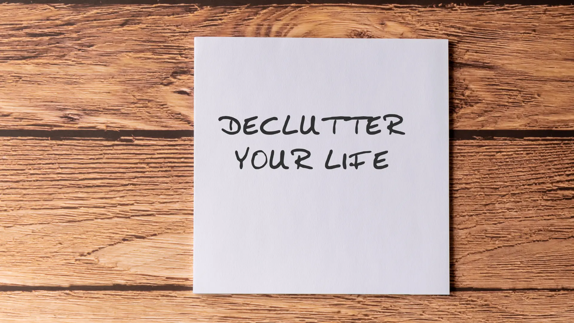 Declutter your life with ease: A simple 3-step method