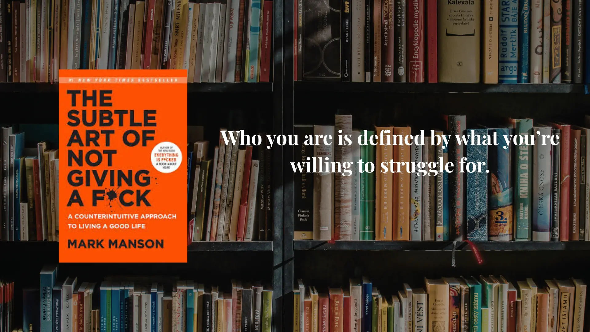 The Subtle Art of Not Giving a F*ck: 5 quotes from the book