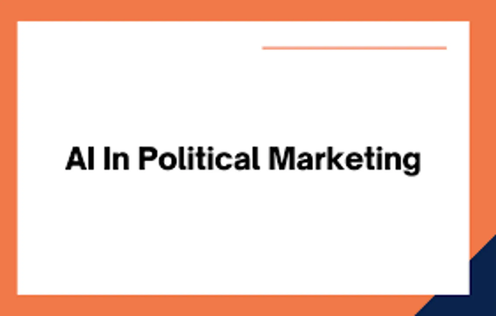 AI in political marketing: Strategies, impact, and ethics
