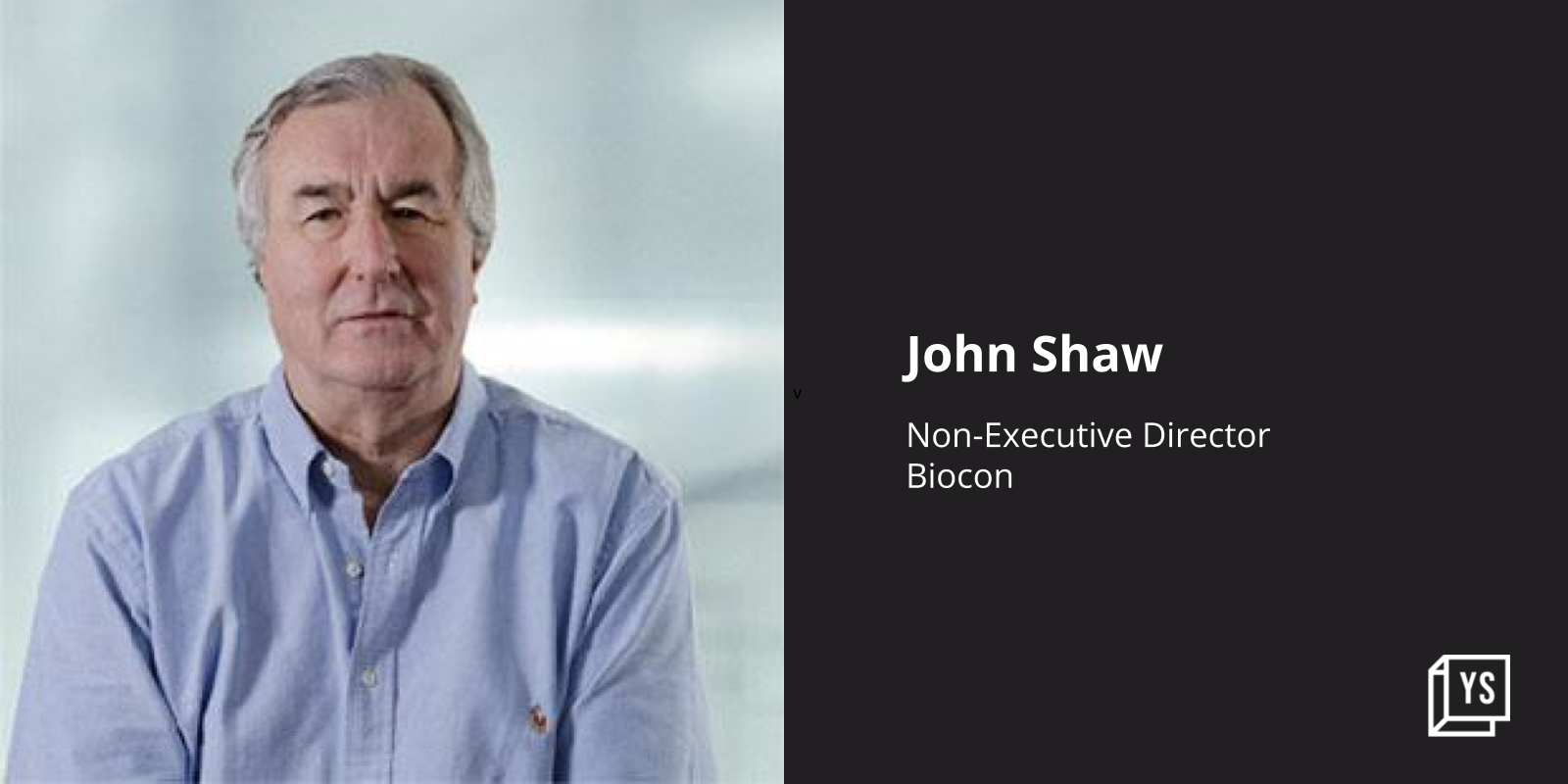John Shaw, former Vice Chairman of Biocon, passes away at age 73