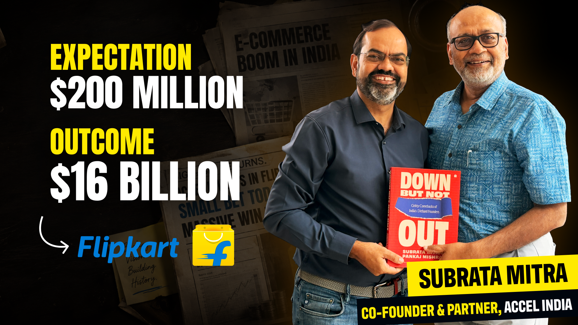 Startup success is a Test match, not a T20 game: Accel India co-founder Subrata Mitra on why he backed Flipkart, Myntra, and others