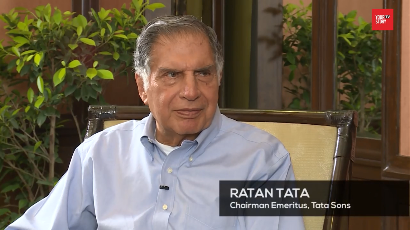 Ratan Tata shares his experience moving from architecture to Tata Steel