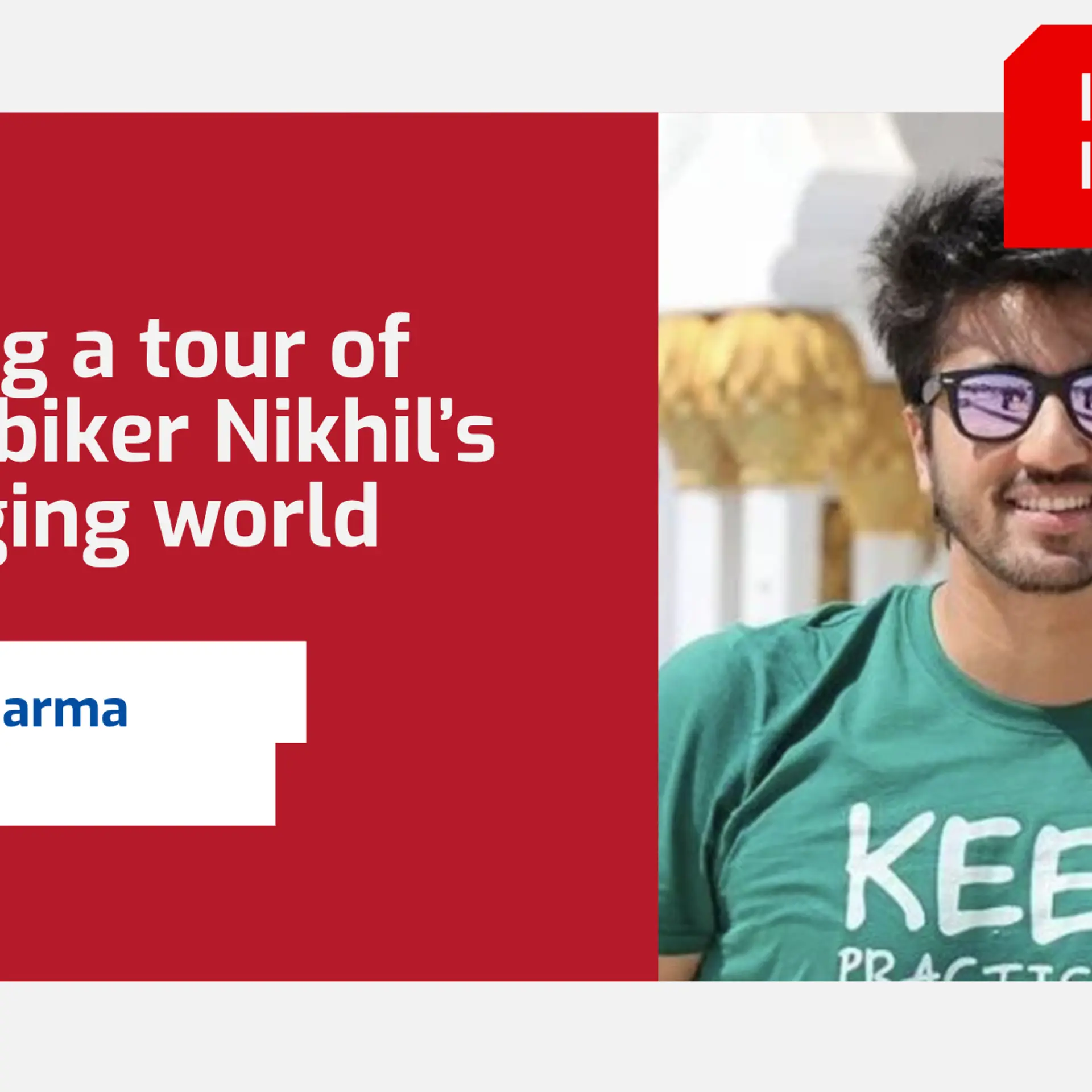 Mumbiker Nikhil: The content creator in front of the camera and behind the wheels