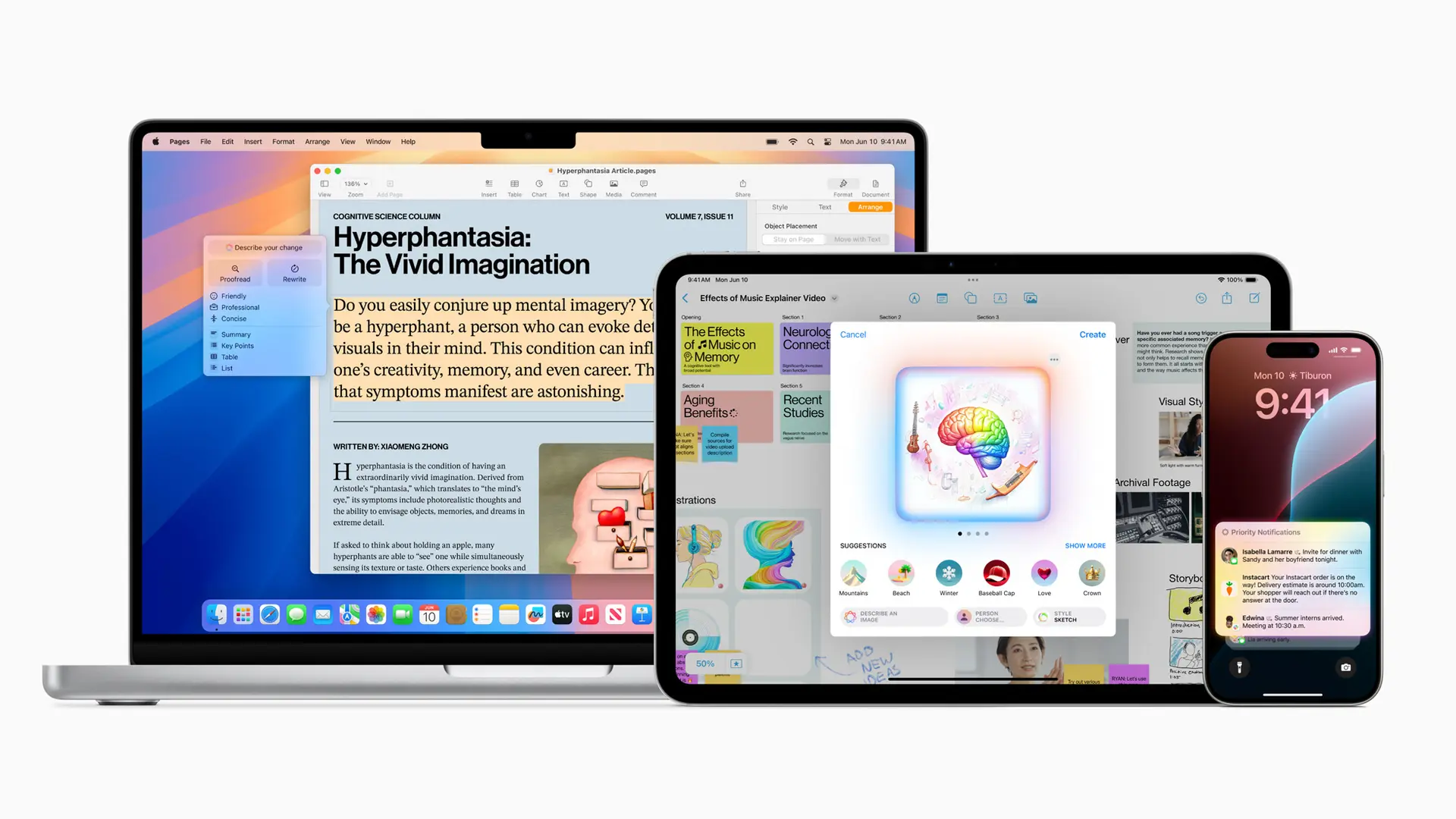 Apple unveils Apple Intelligence at WWDC 2024