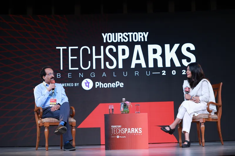 Dr Sreedhara Panicker Somanath, Chairman, ISRO; Shradha Sharma, Founder & CEO, YourStory.