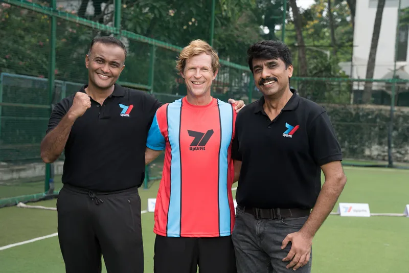 Jonty Rhodes, UpUrFit, Munish Vig, Vikram Gunjal