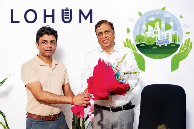 Rajat Verma, Founder and CEO, Lohum Corporation; Arun Mittal, CEO of Lohum India