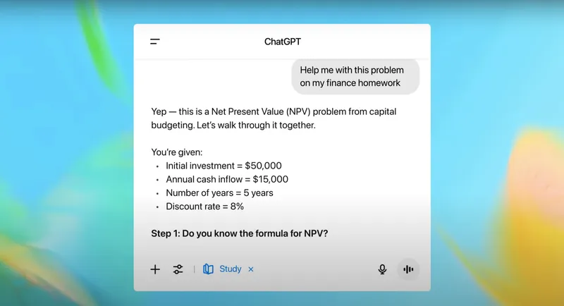 OpenAI study mode