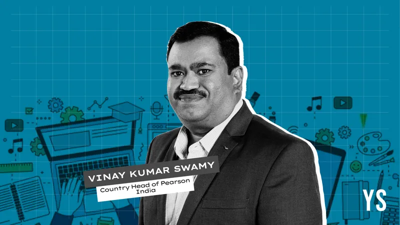 Pearson India’s head Vinay Kumar Swamy