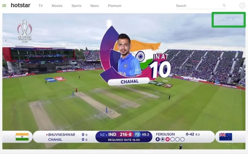Icc World Cup 2019 Hotstar Sets New Global Live Streaming Record For