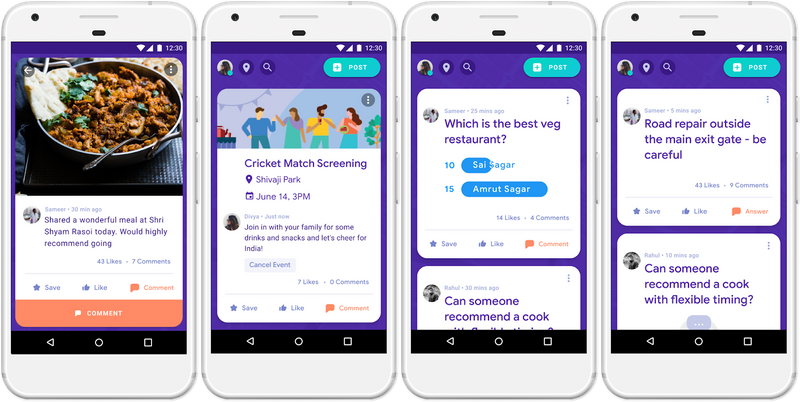 Google adds social features to its India-first local discovery app, Neighbourly